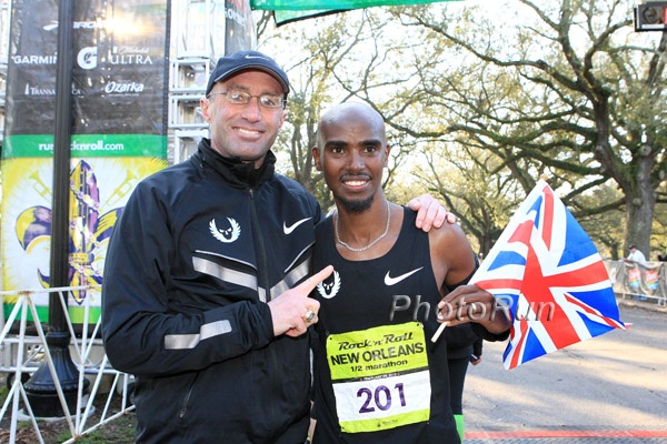 Alberto Salazar and Mo Farah