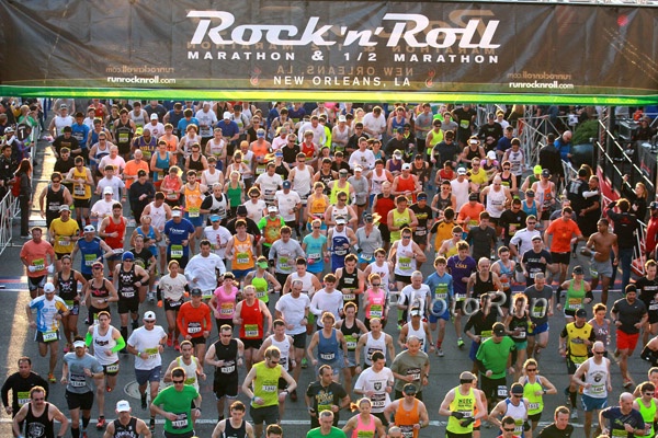 Start 2013 Rock N Roll NEw Orleans Marathon