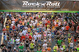 Start 2013 Rock N Roll NEw Orleans Marathon