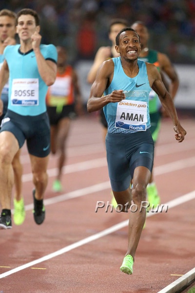 Mohammed Aman Won the 800