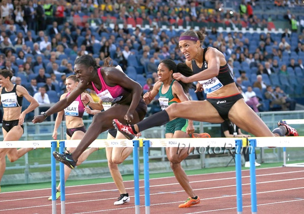 Dawn Harper Over Lolo Jones