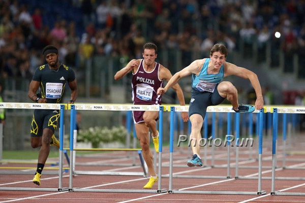 Sergey Shubenkov Won the 110m Hurdles