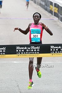 Edna Kiplagat With the Win in 1:08:57
