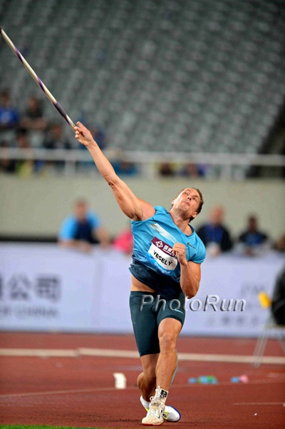 Vítezslav Veselý 2nd in Javelin