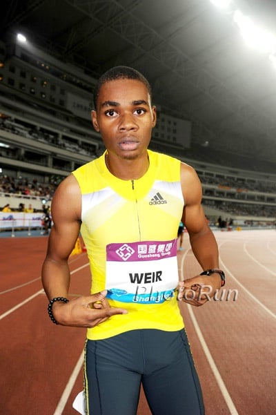 Warren Weir Won the 200m
