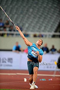 Vítezslav Veselý 2nd in Javelin