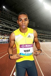 Warren Weir Won the 200m