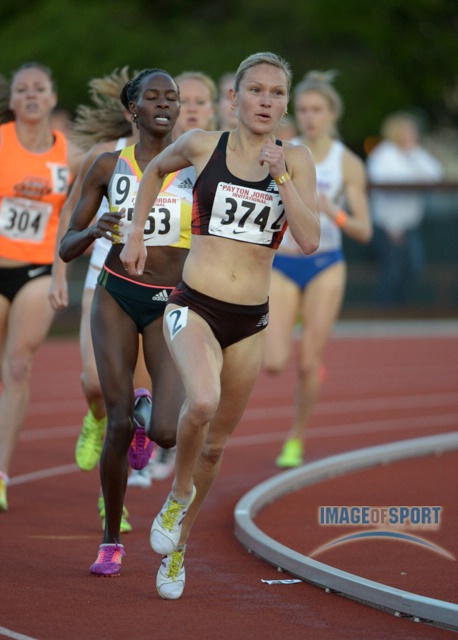 Hillary Stellingwerff places second in the womens 1,500m in 4:09.02