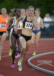 Hillary Stellingwerff places second in the womens 1,500m in 4:09.02