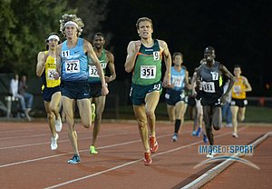 Evan Jager and Ben True Going for the Win