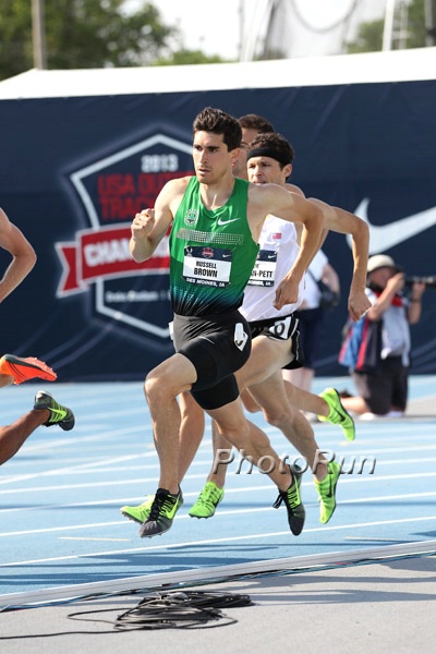 Russel Brown in 1500m