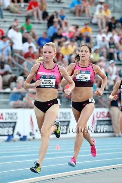 Shalane Flanagan and Kara Goucher Early