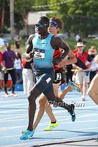 Lopez Lomong Won His Heat