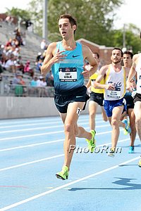 Cory Leslie in Men's Steeple Qualifying