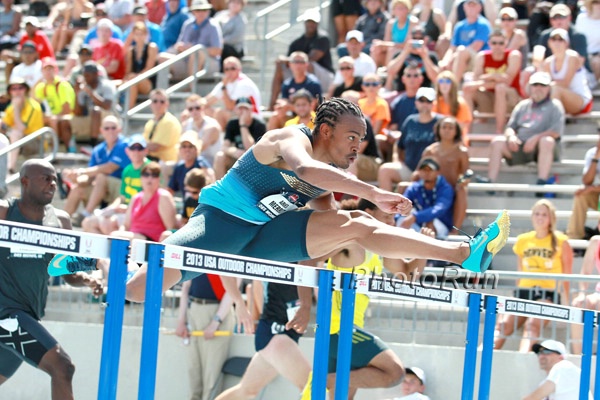 Aries Merritt Dealing with the Leg Injury in Round 1 Looked Fine