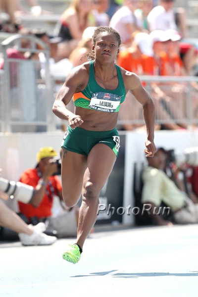 Lauryn Williams in Her Final Race