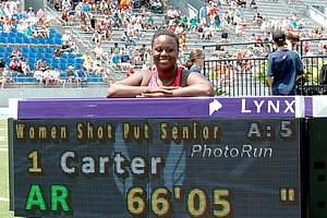 Michelle Carter American Record 66' 5"