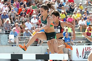 Ashley Higginson in Women's Steeple Final
