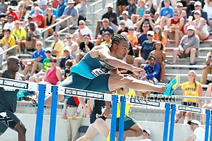 Aries Merritt Dealing with the Leg Injury in Round 1 Looked Fine