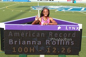 Brianna Rollins American Record