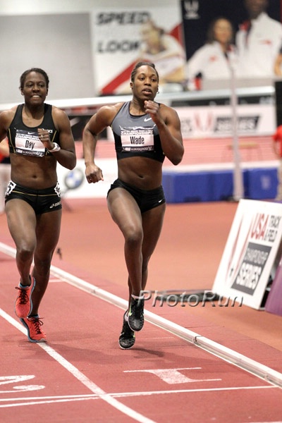 Bettie Wade in 800m of Pentathlon