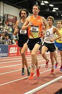 Ben Bruce Leads Will Leer in Men's 3k