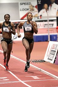 Bettie Wade in 800m of Pentathlon