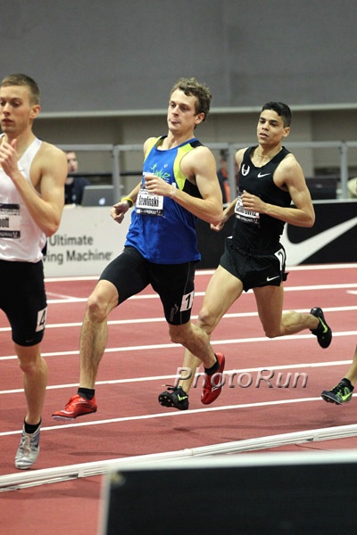 Erik Sowinski and Matt Centrowitz in Men's 800