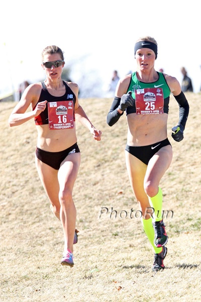 The Women's Race was a 2 Way Battle Between Kim Conley and Shalane Flanagan
