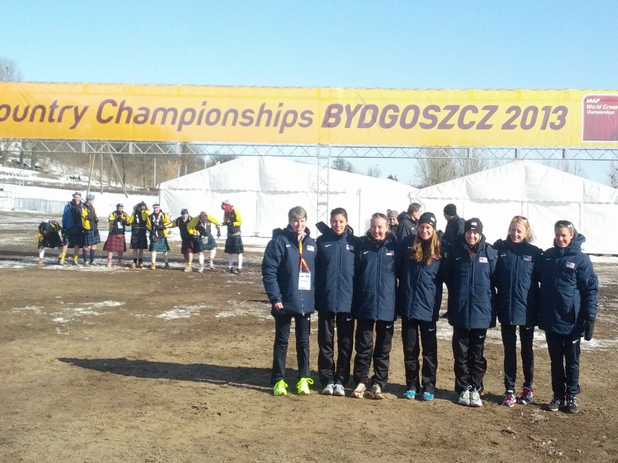 Senior Women's Team and What's That in the BackGround?