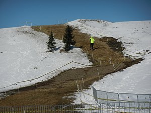 Athletes Come Down This Hill