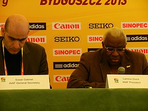 IAAF Head Lamine Diack
