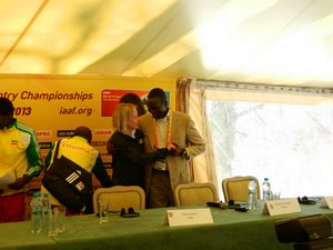 Deena and Paul Tergat