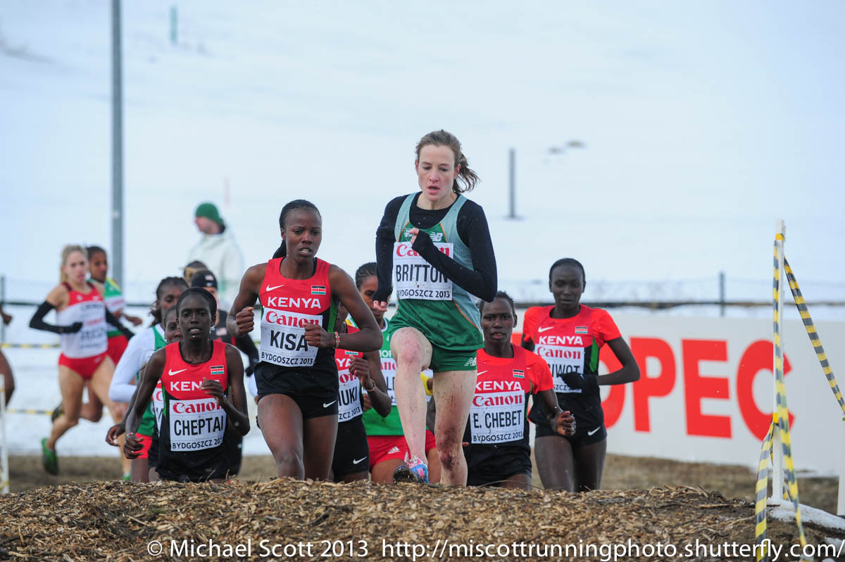 Fionna Britton of Ireland Leading