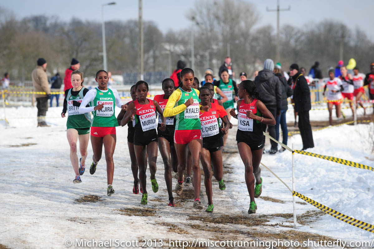 Hiwot Ayalew of Ethiopia and Lead Pack