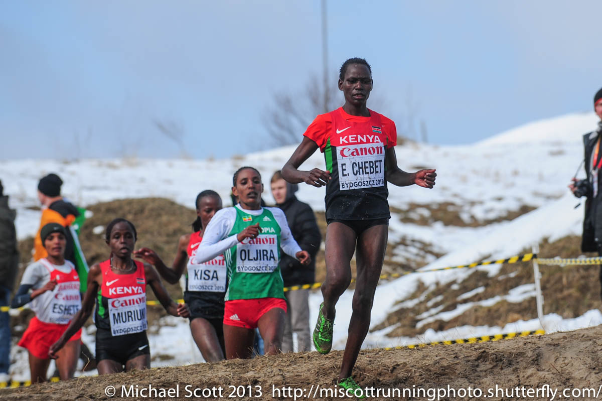 2010 Champ Emily Chebet Gives Chase