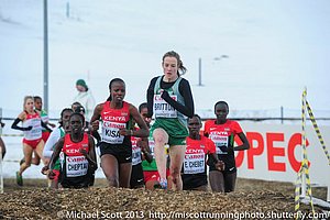Fionna Britton of Ireland Leading