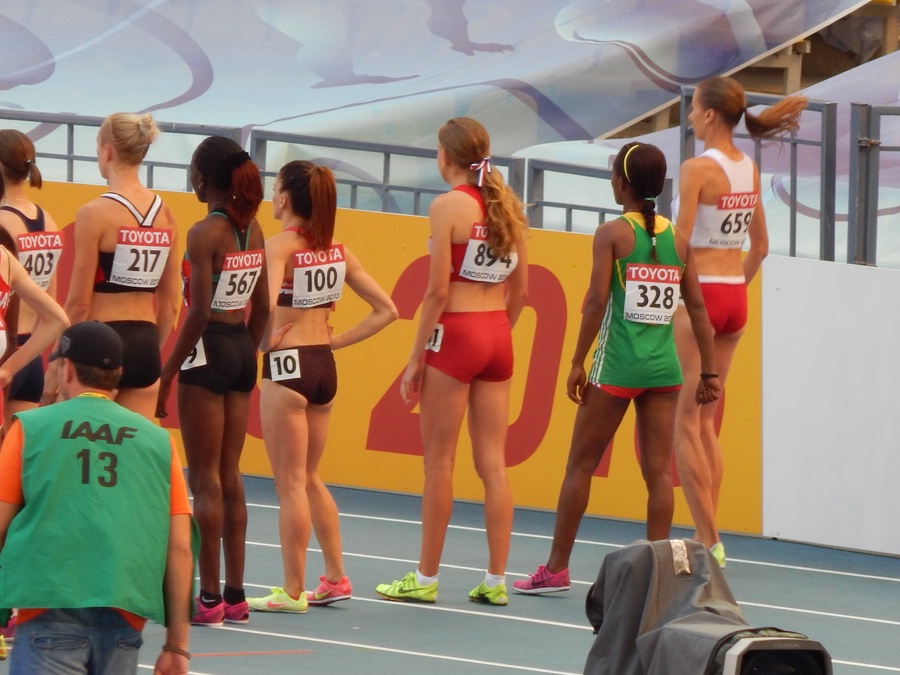Mary Cain 3rd from Right