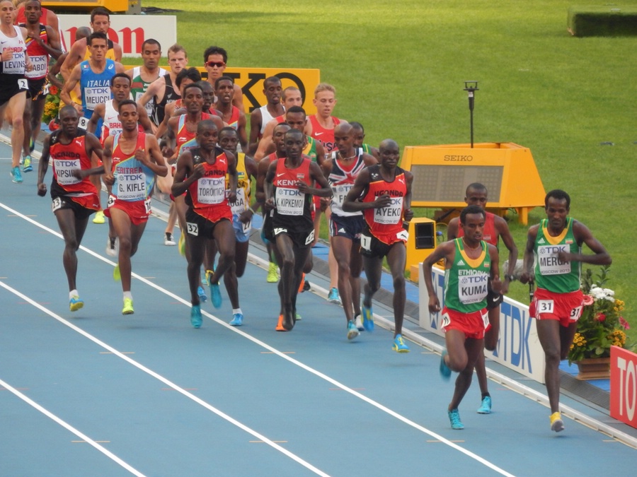 Imane Merga Pushing