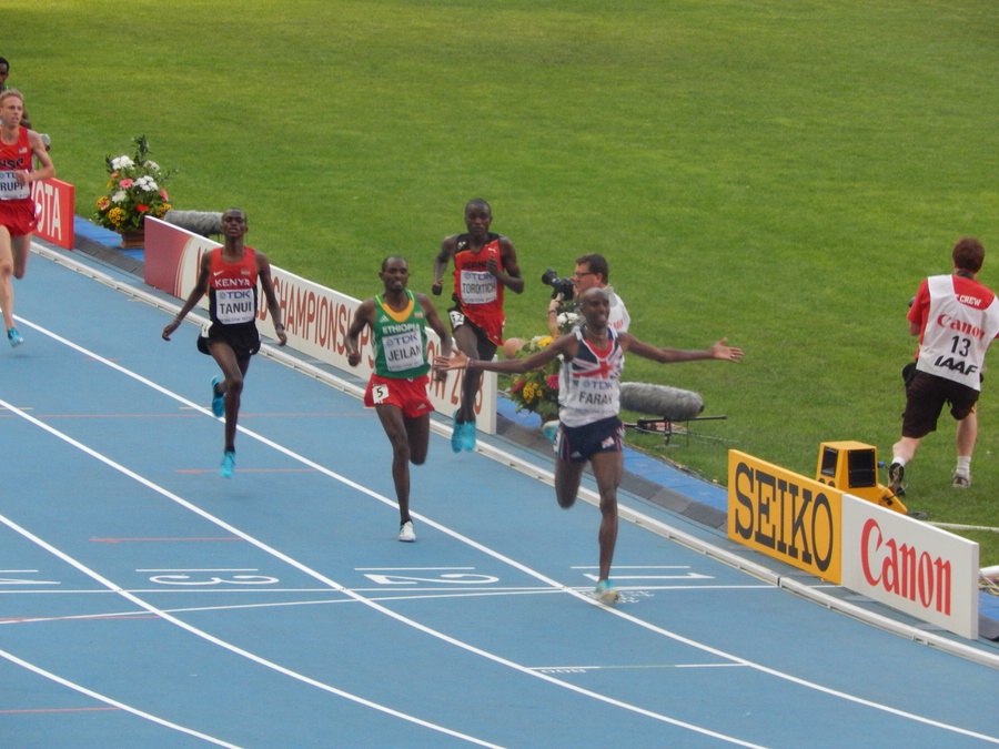 Mo Farah World 10,000m Champion