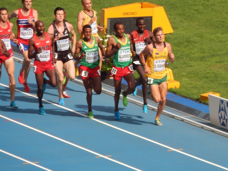 Bernard Lagat, Hagos Gebrhiwet, Yenew Alamirew