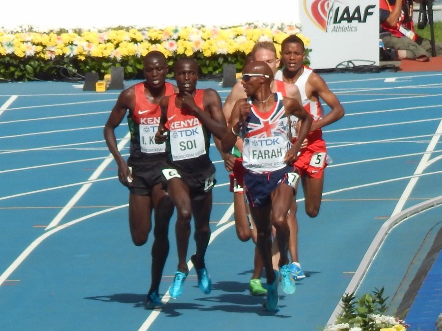 Mo Farah Chilling