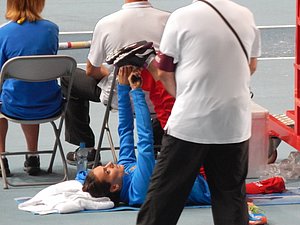 Isinbayeva Before Her Final WR Attempt