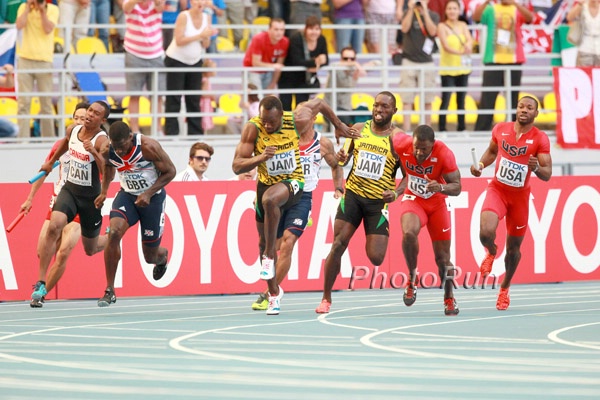 Usain Bolt Gets the Stick