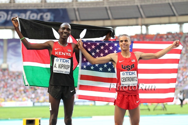 Asbel Kiprop and Matt Centrowitz