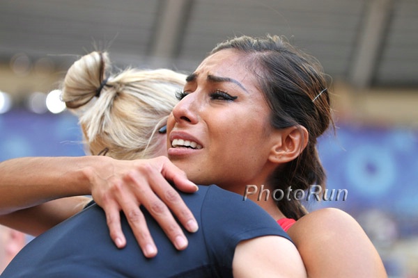 Brenda Martinez Lets the Tear Flow from Bronze