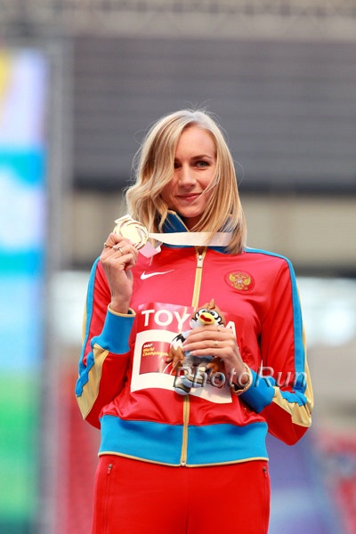 Women's High Jump Medal Ceremony