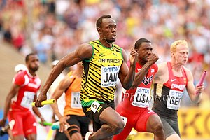 Usain Bolt 4x100 2013 World Champion