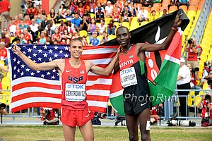 Asbel Kiprop and Matt Centrowitz