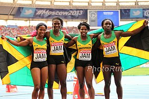 Jamaica 4x100 Gold